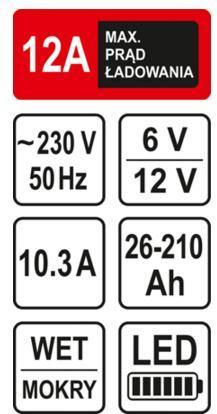 Immagine prodotto Toya Caricatore Sthor 6 (12V, 6V, 12 A)