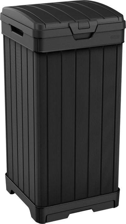 GCS Keter Baltimore - Trash 125 liters - Height: 87.4 cm - Black ( -) (125 l)