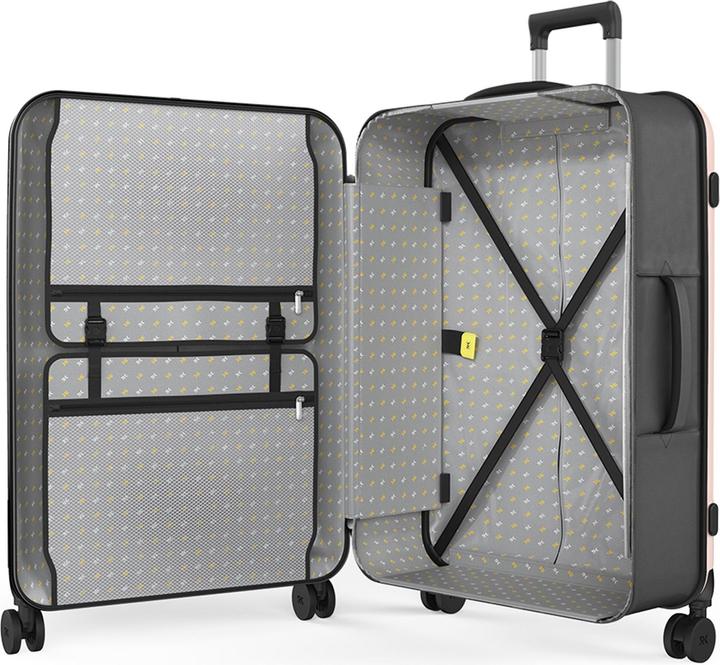 Image du produit Rollink Harde valise / trolley / valise de voyage - Vega 360 - 65 cm - Rose (80 l, M (50 - 90l))