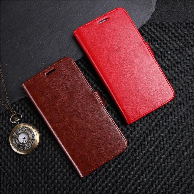 Actual product image MU Classic Crazy Horse II Leather Bookcover Series (Nokia 6.1 Plus)