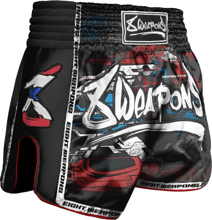 8Weapons 8 WEAPONS Muay Thai Shorts - Cut like a blade black 2.0 L (L)