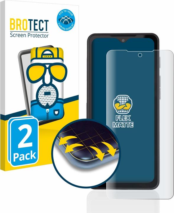 Actual product image BROTECT Full-Cover Protector Matte (2 Piece, Cat S75)