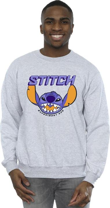 Actual product image Disney Mens Lilo And Stitch Purple Sweatshirt (L)