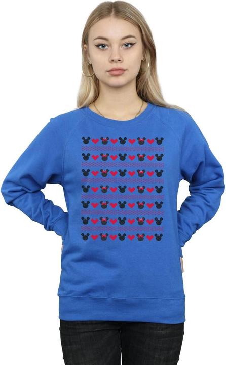 Produktbild Disney Mickey And Minnie Christmas Hearts Sweatshirt (L)