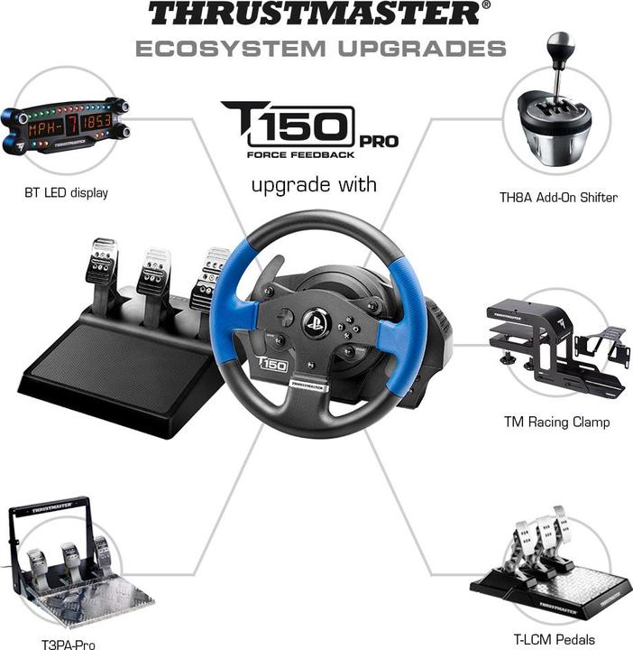 Actual product image Thrustmaster T150 PRO Force Feedback (PC, PS3, PS4, PS5)