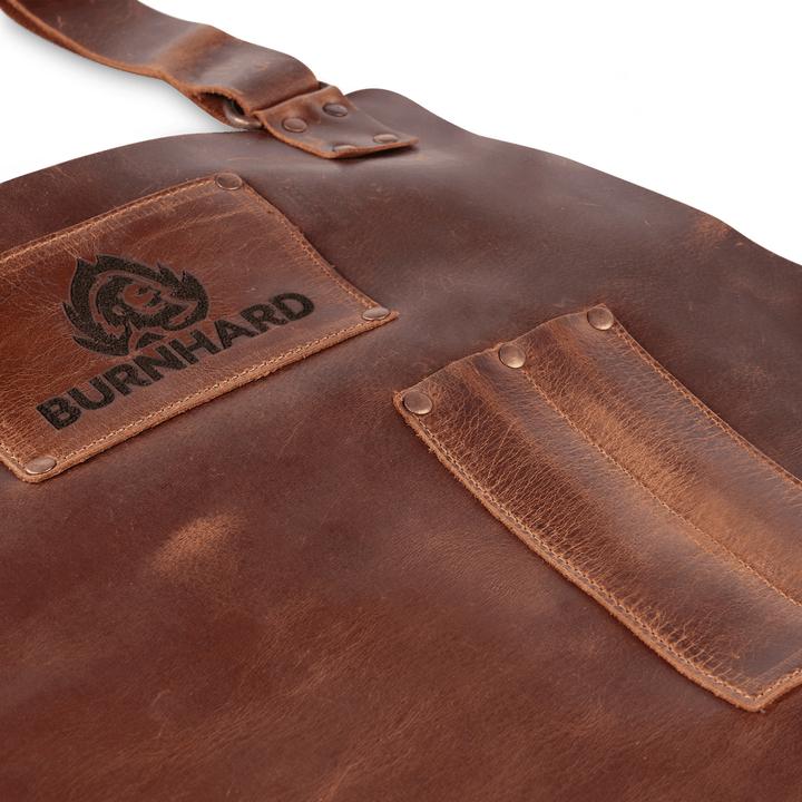 Actual product image Burnhard Barbecue apron, leather apron (One size)