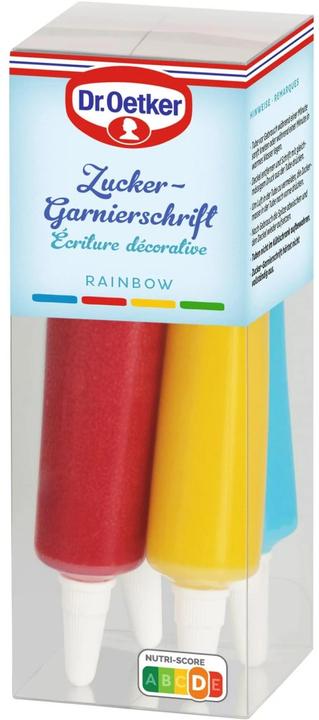 Produktbild Dr. Oetker Zuckerschriften "Rainbow"