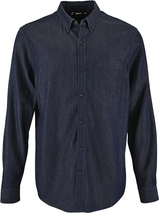 Sols Barry Langarm Denim Hemd (XL)