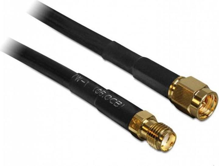 Delock Antenna cable SMA male to SMA female 5 meters (0.86 dB, Antenna cable)