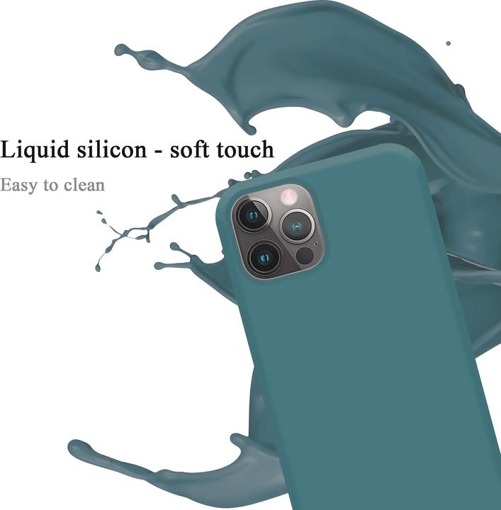 Actual product image Cadorabo TPU Liquid Silicone Case Cover (Apple iPhone 13 Pro Max)