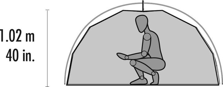 Actual product image Msr Elixir 2 (Dome tent, 2.77 kg, 2 persons)