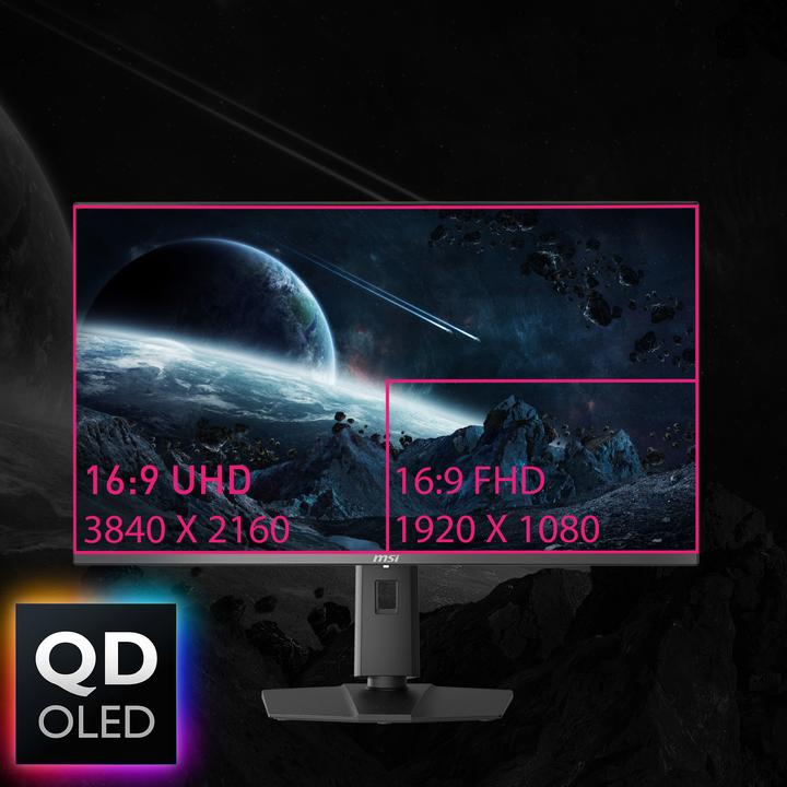 Actual product image MSI MPG 321URXDE QD-OLED (3840 x 2160 Pixels, 32")