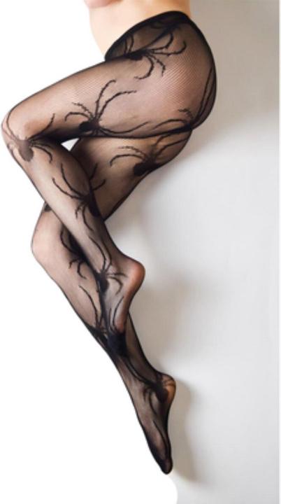 Produktbild Kix'ies Fishnet Tights - Spiders - A