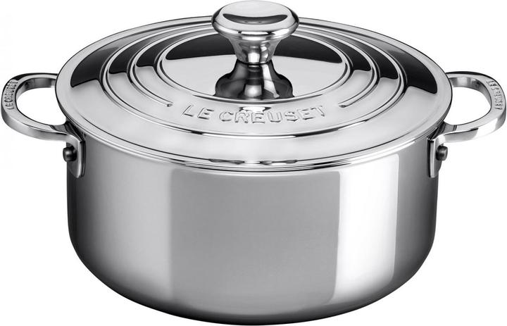 Produktbild Le Creuset 3-ply Plus (24 cm, Bräter + Schmortopf, Edelstahl)