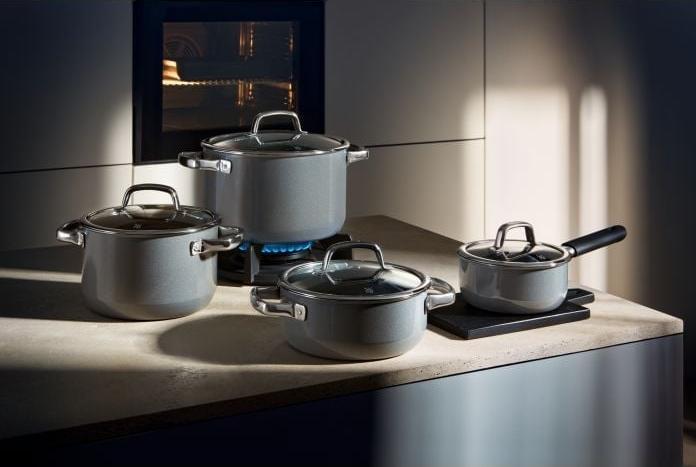 Immagine prodotto WMF Wok grigio acciaio (36 cm, Wok, Acciaio inossidabile)