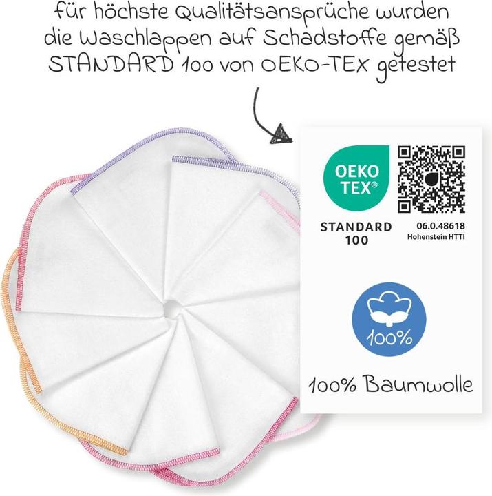 Immagine prodotto Makian Molton flanella per bambini 9 confezioni 30 x 30 cm (30 cm, 30 cm)