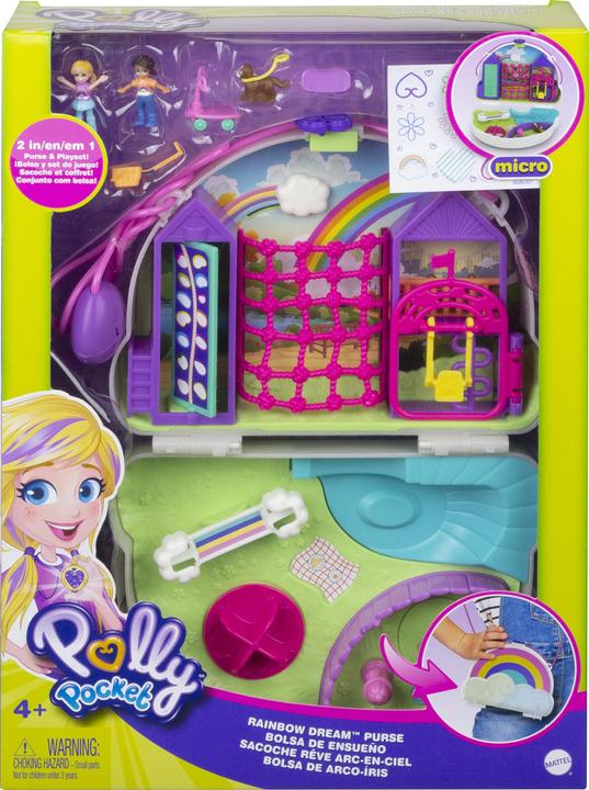 Actual product image Polly Pocket RAINBOW DREAM Purse