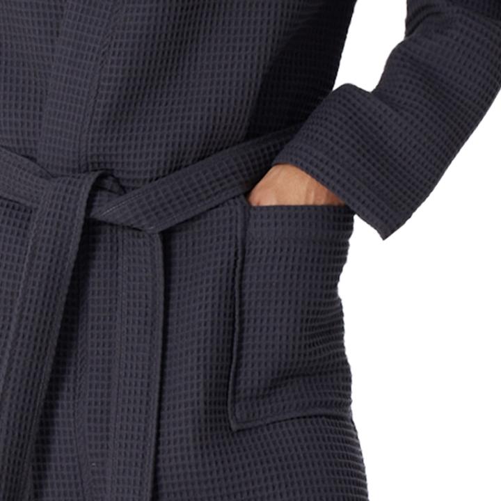 Image du produit Schiesser Piqué gaufré - Coton organique Robe de chambre / Peignoir de bain (M)