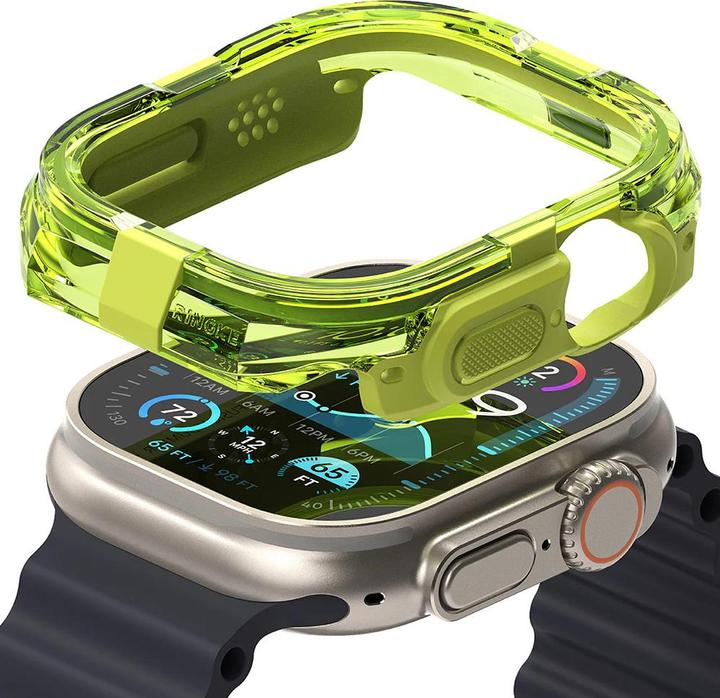 Actual product image Ringke - Fusion Bumper - Apple Watch Ultra / Ultra 2 - Neon Green