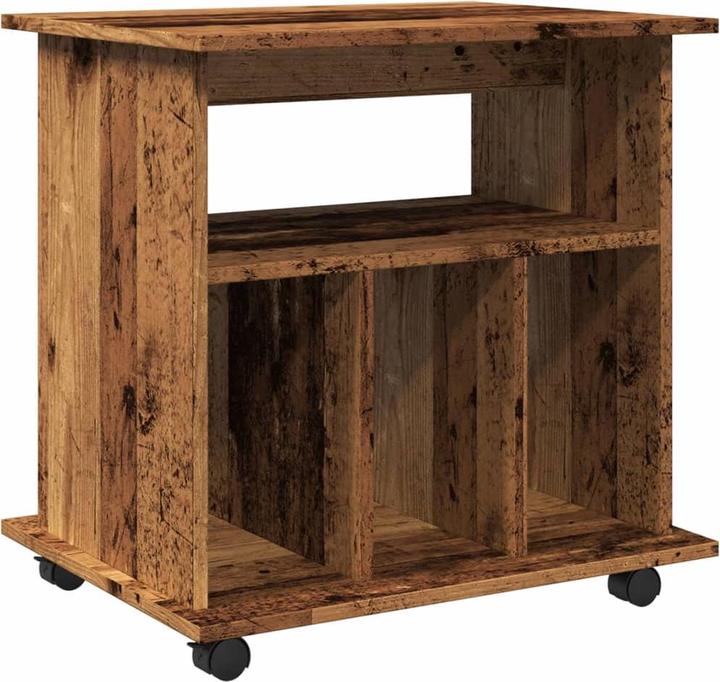 Immagine prodotto VidaXL Rollcontainer Rollschrank Bürocontainer Büroschrank Schrank Altholz-Optik (60 x 45 x 60 cm)