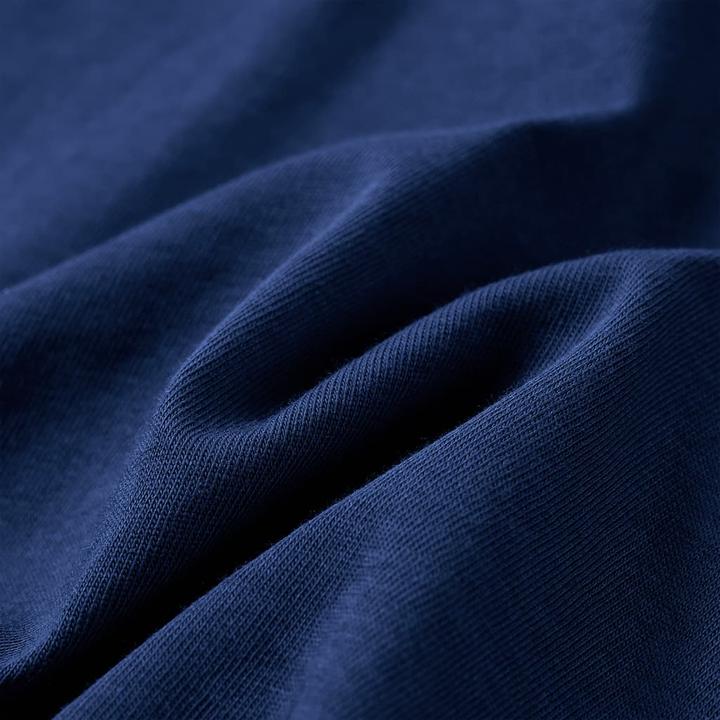 Actual product image VidaXL Children's long-sleeved shirt navy blue 92,Material: 100 (92)