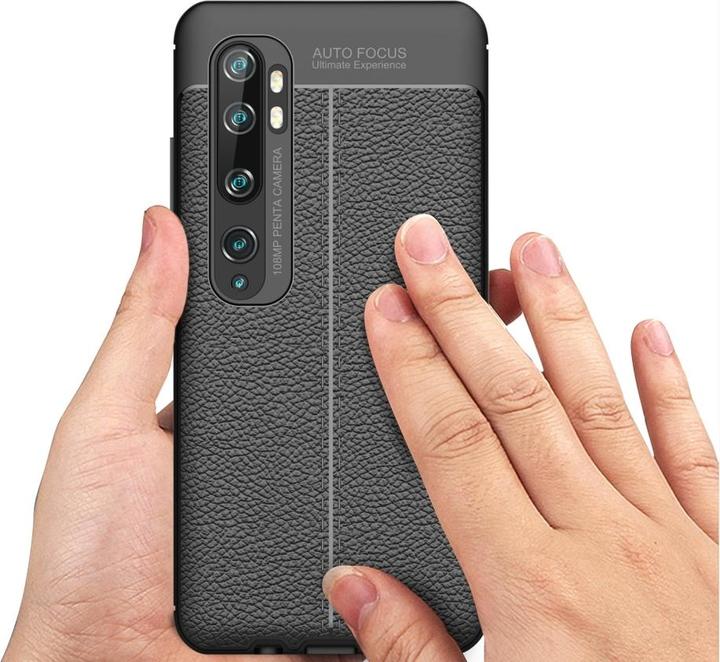Produktbild Screenguard Xiaomi Mi Note 10 Hülle Leather Design TPU Cover (Xiaomi Mi Note 10)