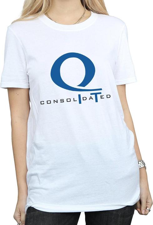 Actual product image Womens/Ladies Arrow Queen Consolidated Logo Cotton Boyfriend T-Shirt (XXL)