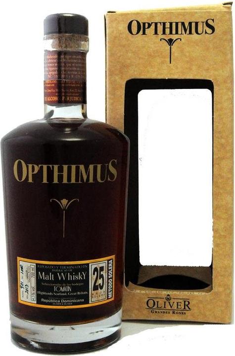 Produktbild Opthimus Rum 25 Years A.S. Single Malt Finish (1 x 70 cl)