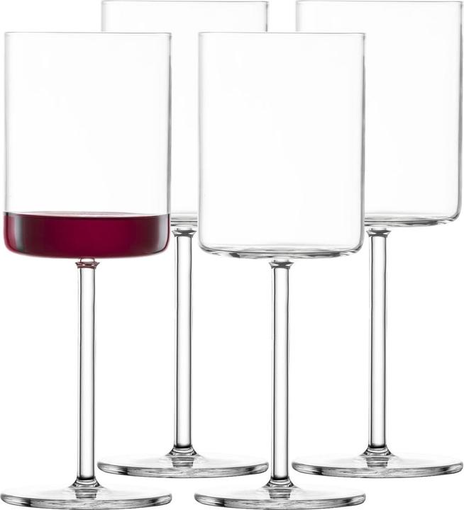 Schott Zwiesel Bicchiere da vino rosso Modo 1 4 pezzi (44 cl, 4 Occhiali, Bicchieri da vino rosso)