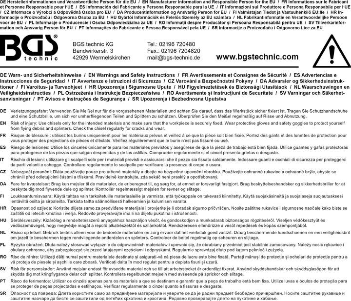 Image du produit BGS Jeu de chasses et burins 28 pièces