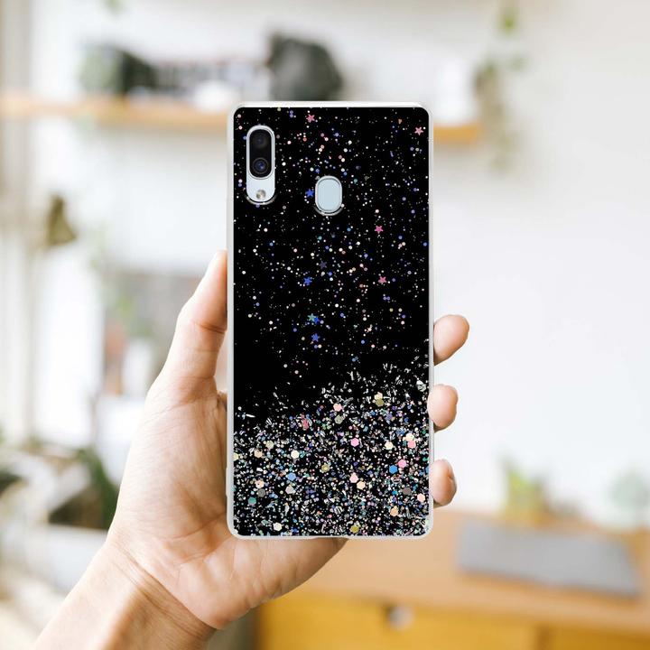 Produktbild Cadorabo TPU Cover funkelnder Glitter (Samsung Galaxy A40)