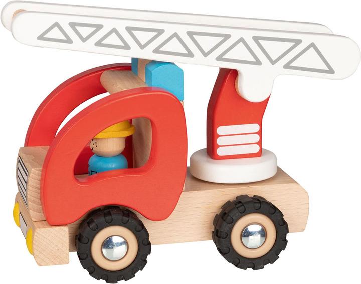 Produktbild Goki Holz Feuerwehr Feuerwehr Leiterwagen