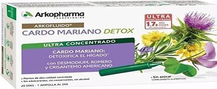 Produktbild Arkopharma ARKOFLUID Milk Thistle Detox 20 Ampoules (Körpermilch)