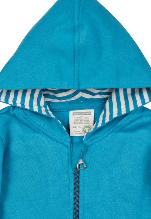 Actual product image loud + proud Hooded jacket (74, 80)