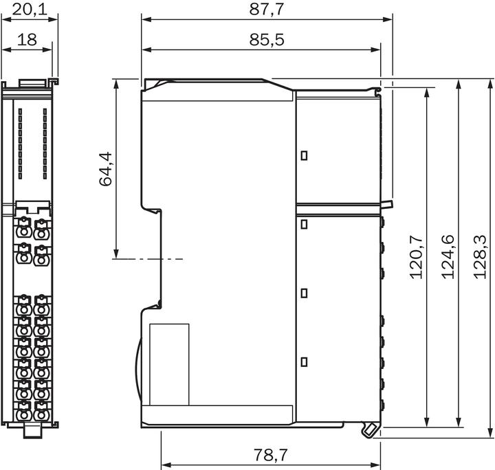 Produktbild Sick RLY3-OSSD100 Sicherheitsschaltgeräte, RLY3-OSSD100,In RLY3OSSD100