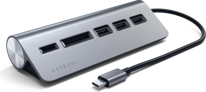 Satechi USB-C Aluminium Hub (USB-C, 5 Ports)