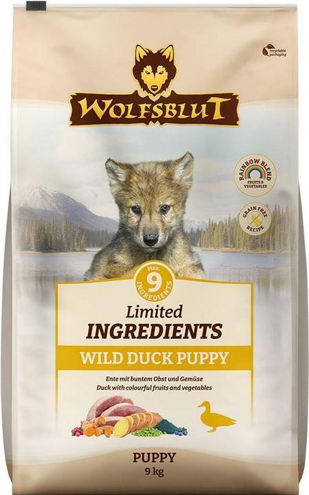 Image du produit Wolfsblut Limited Ingredients Puppy Wild Duck pour chiens 9 kg (Junior, 1 pcs, 9000 g)
