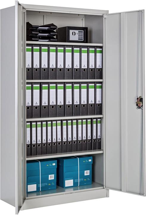Actual product image tectake 2x Filing cabinet with 5 shelves (180 x 90 x 40 cm)