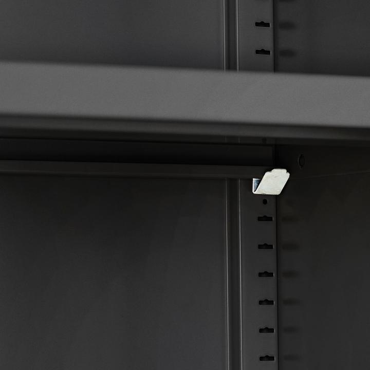 Actual product image tectake 4x Filing cabinet with 5 shelves (180 x 90 x 40 cm)