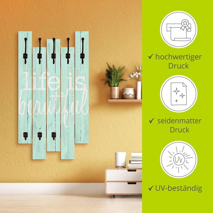 Actual product image Artland Wardrobe, 5 panels Life is beautiful