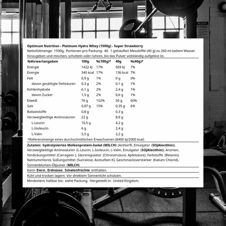 Image du produit Optimum Nutrition HydroWhey (Super fraise, 1 pcs, 1600 g)