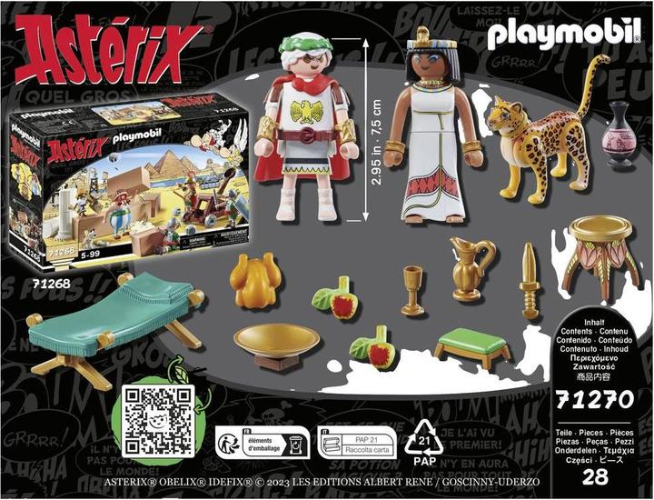 Actual product image Playmobil 71270 Asterix: Caesar and Cleopatra (71270, Playmobil Asterix)