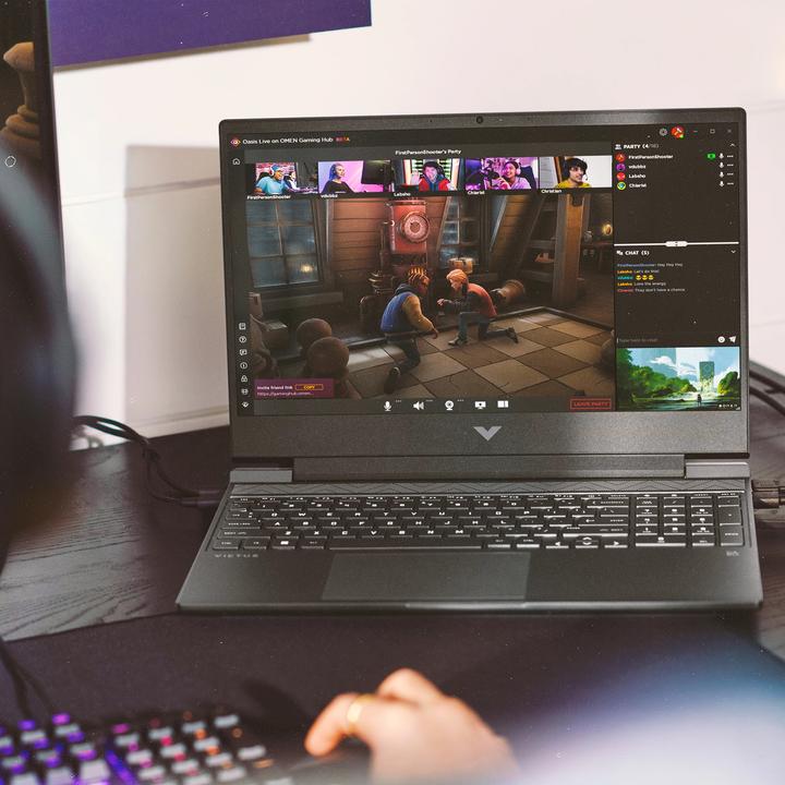 Produktbild HP Victus 15 Core i5-12450H | 15,6"-144Hz | 16GB | 512GB | W11H | RTX3050 (15.60", Intel Core i5-12450H, 16 GB, 512 GB)