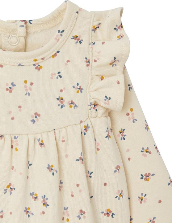 Produktbild Vertbaudet Baby Strampler mit Rüschen & Blumen, Öffnung hinten Oeko-Tex (50)