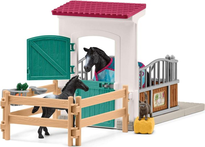 Actual product image Schleich Horse box with mare and foal