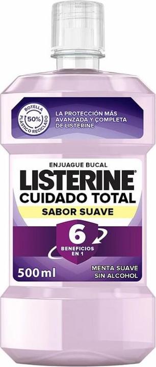 Image du produit Listerine Soin total Zéro Alcool Bain de bouche 500ml (500 ml, Rince-bouche)