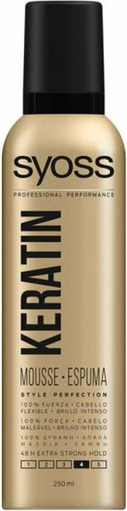 Immagine prodotto Syoss KERATIN mousse flexible y brillo 250 ml (250 ml, Agente schiumogeno)