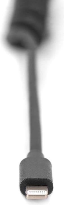 Immagine prodotto Digitus Cavo a spirale da USB 2.0 - USB - C a Lightning (1 m, USB 2.0)