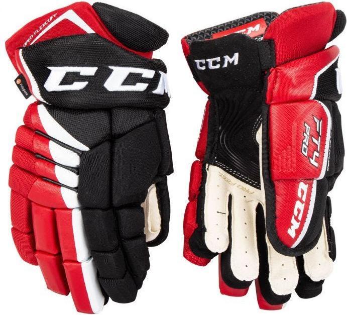 Image du produit CCM Gants de hockey JetSpeed FT4 Pro SR (rouge/blanc (13), 14"/36 cm) (13)