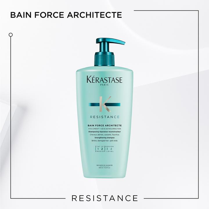Immagine prodotto Kérastase Résistance Bain Force Architecte (500 ml, Shampoo liquido)